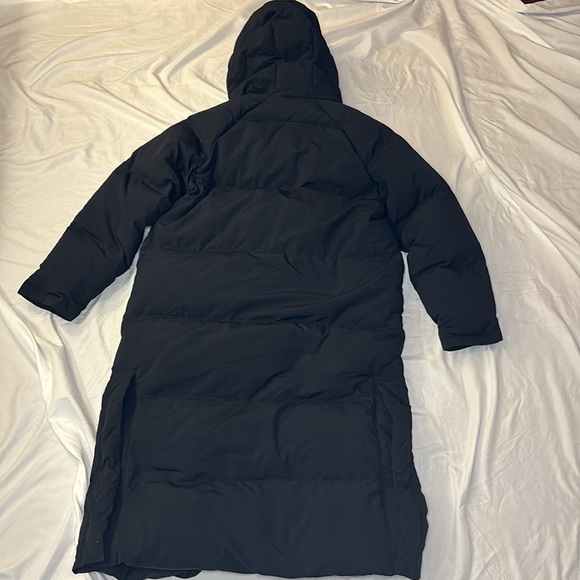 Adidas big baffle black down puffer parka coat size small - Picture 7 of 8